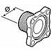Flangia Tipo F Filettatura M 3/4""per Valvola 463 Adattabile Ad Riferimento 463000.130 - Foto miniatura 2
