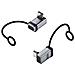 Adattatore Usb-c Maschio A Maschio Ad Angolo Retto 3d 240w - Trasferimento Dati 120gbps (confezione Da 2) Silver - Foto miniatura 2