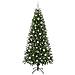 Albero di Natale artificiale con 300 LED Verde 210 cm PE e PVC - Foto miniatura 3