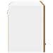Armadio pensile Riga Rovere Artigiano e Bianco 80 x 31 x 40 cm - Foto miniatura 7