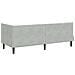 Cornice del letto ad angolo Grigio chiaro 80 cm x 200 cm - Foto miniatura 7