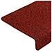 Tappetini per scale autoadesivi 20 pz 65x21x4 cm Bordeaux Rosso Bordo rettangolare - Foto miniatura 6