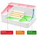 Scatola Portaoggetti Multifunzionale Per Nail Art - Organizer Trasparente In Plastica Pc Con Scomparti Multipli White - Foto miniatura 3