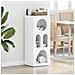 Credenza Bianco Lucido 40 x 35 x 100.5 cm Legno multistrato - Foto miniatura 2