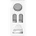 Credenza Bianco Lucido 40 x 35 x 100.5 cm Legno multistrato - Foto miniatura 6