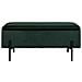 Panchina Watford In Velluto Verde Con Vano Contenitore, 95 Cm - Foto miniatura 1