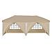 Tenda per feste a pop-up 575 x 288 x 245 cm Crema - Foto miniatura 6
