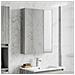 Mobiletto per specchio da bagno Grigio Sonoma - Foto miniatura 2