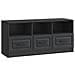 Mobile TV Nero 102 x 34,5 x 47 cm Legno ingegnerizzato - Foto miniatura 1