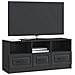 Mobile TV Nero 102 x 34,5 x 47 cm Legno ingegnerizzato - Foto miniatura 2