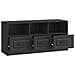 Mobile TV Nero 102 x 34,5 x 47 cm Legno ingegnerizzato - Foto miniatura 3