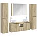 Set di mobili per il bagno 6 pcs Rovere Sonoma - Foto miniatura 1