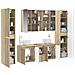 Set di mobili per il bagno 6 pcs Rovere Sonoma - Foto miniatura 3