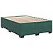 Letto box spring con materasso Verde Scuro 140 x 200 cm Velluto - Foto miniatura 5