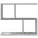 Scaffale da parete Grigio Cemento 60 x 12 x 50,5 cm - Foto miniatura 4