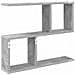 Scaffale da parete Grigio Cemento 60 x 12 x 50,5 cm - Foto miniatura 6
