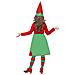 Costume Verde E Rosso Elfo Natalizio Bambina 10 A 12 Anni - Foto miniatura 5