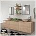 Mobili da Bagno con Lavabo Set 8 pz Beige - Foto miniatura 1