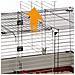 Gabbia Per Conigli Krolik 140 142x60x50 Cm 57072470 - Foto miniatura 3