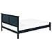 Letto A Doghe In Legno Con Rete Blu Scuro 180 X 200 Cm Olivet - Foto miniatura 3