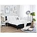 Letto A Doghe In Legno Con Rete Blu Scuro 180 X 200 Cm Olivet - Foto miniatura 4