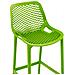Sgabello Alto Outdoor Air in Polipropilene I Sgabello Impilabile Alt. 75 CM | Sgabello Bar Facile da Pulire I Sedia Design Carico Max 130 kg Verde - Foto miniatura 4