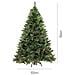 Albero di Natale Vienna, Albero artificiale extra folto, Albero effetto reale in PVC con Pigne incluse, 468 rami, Altezza cm 150 - Foto miniatura 3