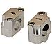 Kit Morsetti Universale Grigio Naturale Ossidato In Alluminio Per Piastre Con Attacco 22 Mm, Per Adattare A Manubrio 28 Mm 5319.91.00.04-0 Codice Prodotto 5319.91.00.04-0 - Foto miniatura 1