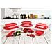 Cook & Store - contenitore Rotondo 1,0 Litro Rosso - Foto miniatura 2
