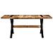 Tavolo Da Pranzo 180x90x76 Cm In Legno Massello Di Mango Grezzo - Foto miniatura 2