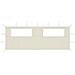 Parete con Finestre per Gazebo 6x2 m Crema - Foto miniatura 1