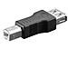 USB A / USB B M-F USB B USB A Nero cavo di interfaccia e adattatore - Foto miniatura 1