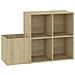 Scarpiera Ingresso Rovere Sonoma 105x35,5x70 Legno Multistrato - Foto miniatura 1