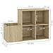 Scarpiera Ingresso Rovere Sonoma 105x35,5x70 Legno Multistrato - Foto miniatura 4