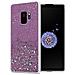 Custodia Compatibile Con Samsung Galaxy S9 In Viola Con Glitter - Coperchio Protettivo In Silicone Tpu Flessibile Con Glitter Scintillanti - Foto miniatura 1