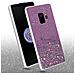 Custodia Compatibile Con Samsung Galaxy S9 In Viola Con Glitter - Coperchio Protettivo In Silicone Tpu Flessibile Con Glitter Scintillanti - Foto miniatura 3