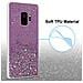 Custodia Compatibile Con Samsung Galaxy S9 In Viola Con Glitter - Coperchio Protettivo In Silicone Tpu Flessibile Con Glitter Scintillanti - Foto miniatura 4