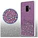 Custodia Compatibile Con Samsung Galaxy S9 In Viola Con Glitter - Coperchio Protettivo In Silicone Tpu Flessibile Con Glitter Scintillanti - Foto miniatura 5