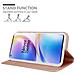Custodia Compatibile Con Oneplus 8 Pro In Classy Oro Rosa - Coperchio Protettiva Con Chiusura Magnetica, Funzione Stand E Tasca Per Le Carte - Foto miniatura 3