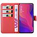 Custodia Compatibile Con Oppo Find X In Rosso Carminio - Coperchio Protettiva Con Chiusura Magnetica, Funzione Stand E Tasca Per Le Carte - Foto miniatura 6