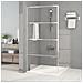Parete Doccia Walk In Argento 100x195 Cm Vetro Trasparente Esg - Foto miniatura 1