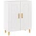 Credenza Bianca 69,5x34x90 Cm In Legno Multistrato - Foto miniatura 2