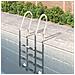 Scala Per Piscina 54x38x184,5 Cm Acciaio Inox 304 - Foto miniatura 1