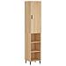 Credenza Rovere Sonoma 34,5x34x180 Cm In Legno Multistrato - Foto miniatura 2
