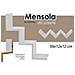 Mensola Parete Moderna Design Zig Zag Mensole Muro Scaffale 3 Ripiani Bianco - Foto miniatura 4