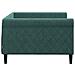 Letto Da Giorno Verde Scuro 100x200 Cm In Velluto - Foto miniatura 3