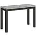 Tavolo Apribile 120/200x45/90 Cm Everyday Double Telaio Antracite - Cemento - Foto miniatura 5