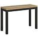 Tavolo Apribile 120/200x45/90 Cm Everyday Double Telaio Antracite - Cemento - Foto miniatura 1
