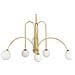 Lampadario Forbes Metallo Oro - Foto miniatura 2