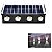 Applique Lampada 8 Led Muro Parete Solare Ip65 Bianco Freddo Giardino Te-b0577* - Foto miniatura 1